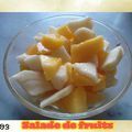 Salade de fruits pommes & mangues