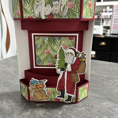 Carte de NOEL pliage tout en volume