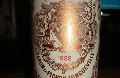 chateau Pichon Longueville Baron 1988 pauillac 2nd cru classé