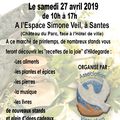 Marché d'Hildegarde - 27 avril 2019 de 10h à 17h à SANTES
