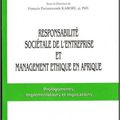 Conférence: Responsabilité sociétale de l'entreprise (RSE)