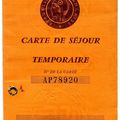 Carte de séjour (du général...)