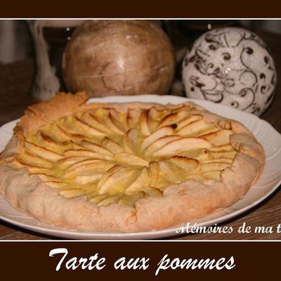 Une simple mais délicieuse tarte aux pommes