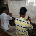 Artisants tapis, Agra 08.08.09
