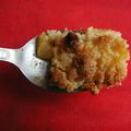 Sorte de crumble aux pommes et au jus d'orange de fabienne