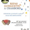 CHAMBORD - Repas guinguette