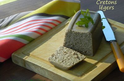 Cretons légers, sans gluten et sans lactose