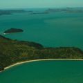 Les Whitsunday Islands et la Grande Barrière vue du ciel