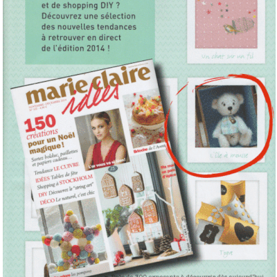 Kit ours "Bienvenu" sur Marie Claire Idée...