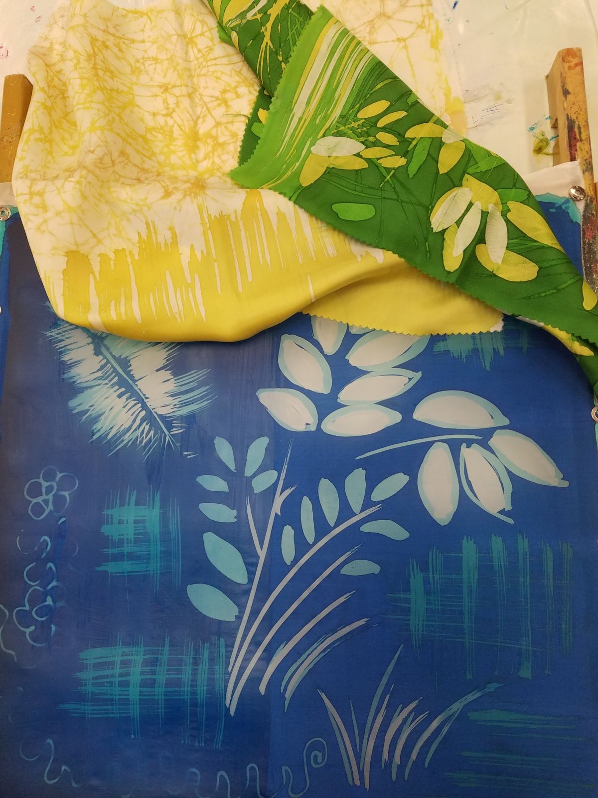 Batik sur soie, 