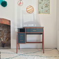 Bureau vintage pieds compas