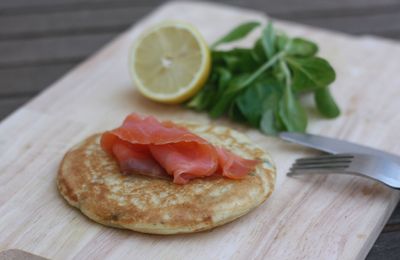 Blini aux courgettes et saumon fumé pour changer des classiques du Ramadan