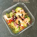 Salade {express} avocat crevette aux agrumes