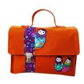 CArtable maternelle/ Matriochka sac à dOs - pour enfant orange / violet applique "poupée russe" 