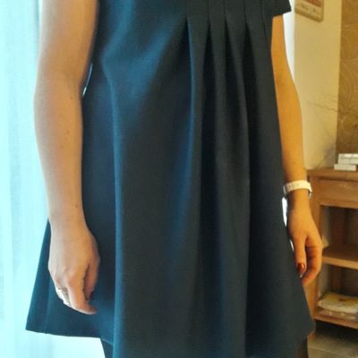 minirobe bleue sans poches