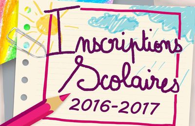 INSCRIPTIONS RENTREE 2016-2017