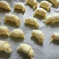 petits croissants jambon/fromage