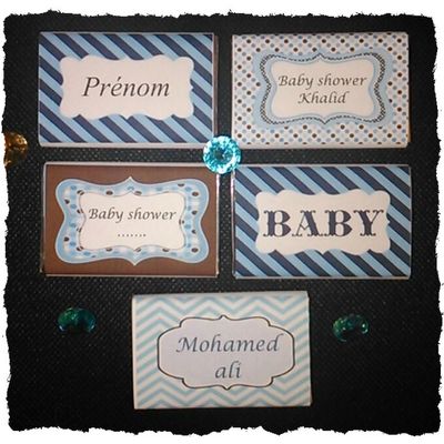 Chocolat: garçon ( naissance, baby shower,..)