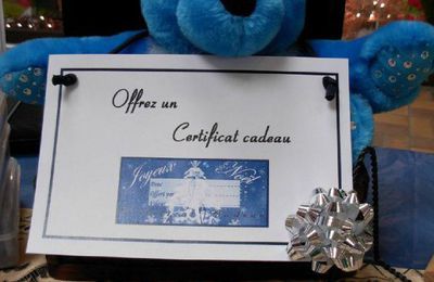 Certificat Cadeau