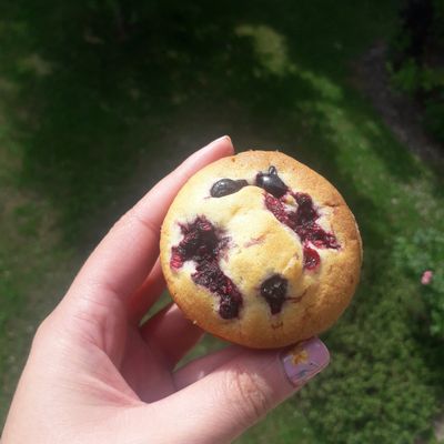 Muffins aux fruits rouges