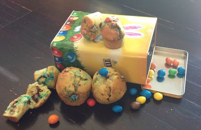 Muffin aux m & m's