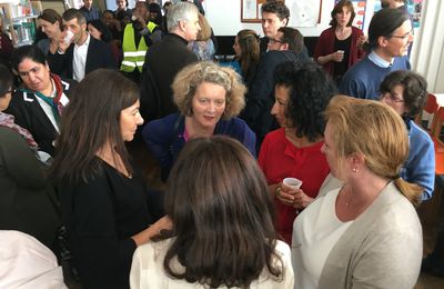 VISITE D'ANNE HIDALGO, MAIRE DE PARIS, AU COLLEGE BERLIOZ