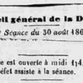 Courrier de la Drôme du 2 Septembre 1868