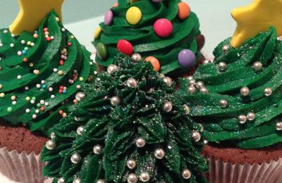 Recette : Cupcake sapin de noel ♥