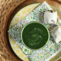 Smoothie vert, bien vert, avec poire, épinard, spiruline & citron