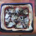 Pizza aubergine-mozza