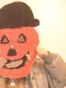 Création Masque de citrouille pour Halloween