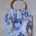 Sac Fleur bleue