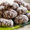 Biscuits au chocolat hyper moelleux - Crinkles