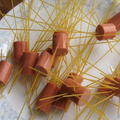 Saucisses spaghettis