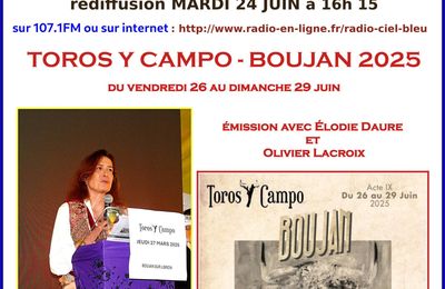 RADIO CIEL BLEU AVEC TOROS Y CAMPO 2025