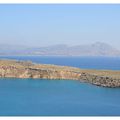 La mer Egée, or bleu de la Grèce