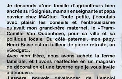 Ludivine Baise, présidente des jeunes MR de Soignies, 10éme candidate sur la liste MR