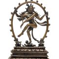 A rare bronze figure of Shiva Nataraja, South India, Tamil Nadu, Chola period, 13th century