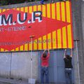 st etienne  42 Septembre  2015 street art " Le M.U.R"