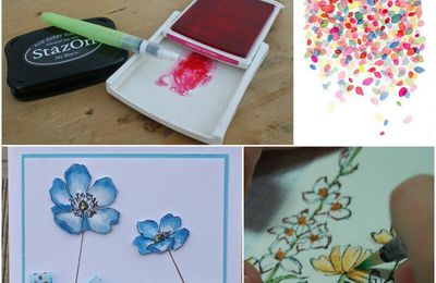 TRUCS et ASTUCES STAMPIN UP! Technique de l'aquarelle...