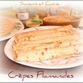 Crêpes Flamandes ( vergeoise beurre et cannelle ) un délice ! 