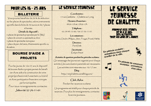 Activités en périodes scolaires