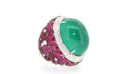 Importante bague jonc