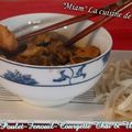 ღ " MIAM " Wok Poulet-Fenouil-Courgettes sauce Thaï & Udon