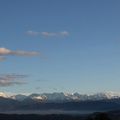 ciel d'automne frontière montagneuse évasion