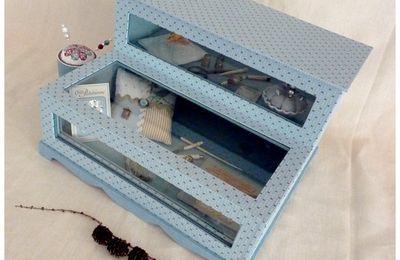 Quand le cartonnage devient souvenir : ma vitrine maison