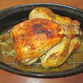 Poulet rôti au four