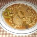 Filets mignons aux haricots blancs - Frijoles con puerco