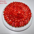 Tarte Fraises pistache 