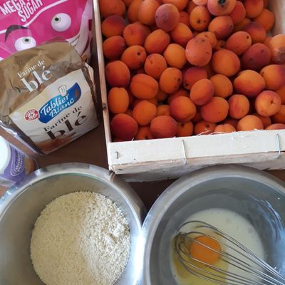 GATEAU CRUMBLE ABRICOTS